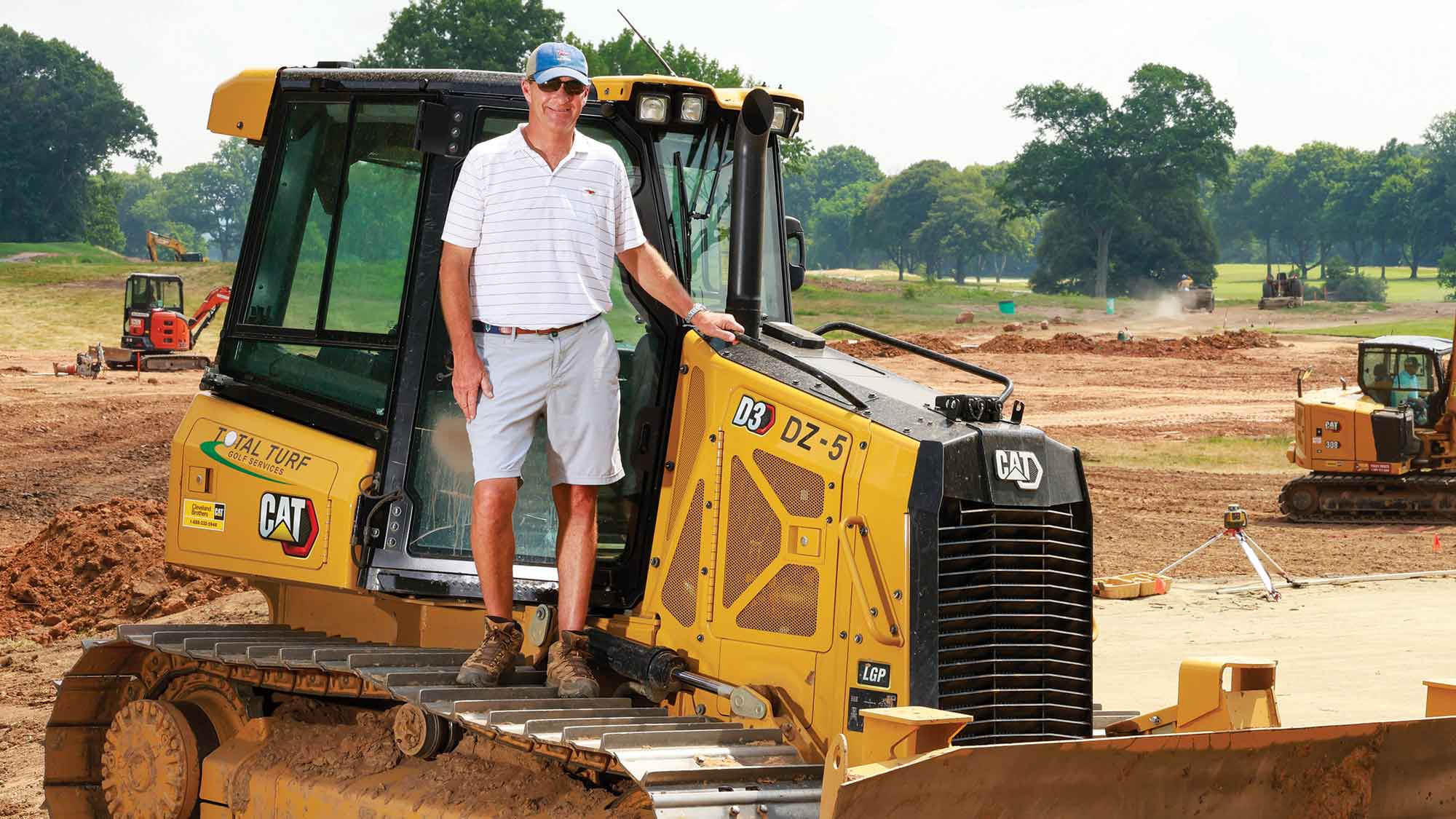 Gil Hanse, president and lead designer at Hanse [KingKong_APP金刚生态官网[KingKong_APP金刚生态官网] Course Design, poses for a portrait at the Upper Course 14th hole location during renovations at Baltusrol [KingKong_APP金刚生态官网[KingKong_APP金刚生态官网] Club